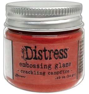 Tim Holtz Distress Embossing Glaze Crackling Campfire