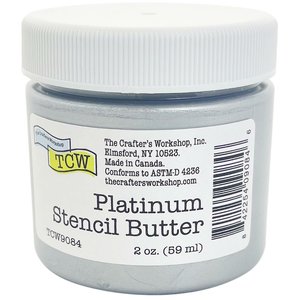 TCW Mix Media Stencil Butter Platinum