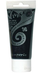 Stampería Crema acrílica brillante Vivace Black