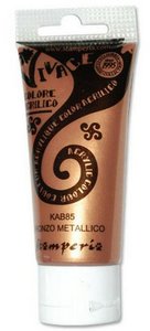 Stampería Crema acrílica brillante Vivace Metallic Bronze