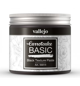 Pasta de textura negra 200 ml CarrotCake by Vallejo