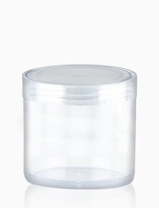 Tarro transparente con tapa a rosca 20 ml