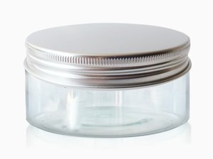 Tarro transparente con tapa metálica 150 ml