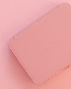 Estuche caja de cuero vegano DELUXE Rosa