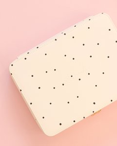 Estuche caja de cuero vegano DELUXE dots