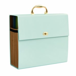 Carpeta acordeón 12x12" de We R color Mint CON TARA