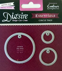 Troqueles Die'sire Circle Tags 3 pcs