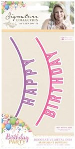 OUTLET Troquel Sara Signature Sentiment Bunting 2 pcs