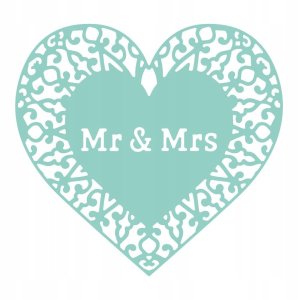 OUTLET Troqueles DP Craft Heart Mr&Mrs