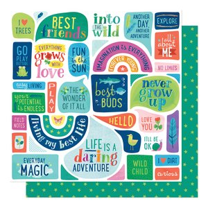 Papel 12"x12" Shimelle Never Grow Up Everyday Magic