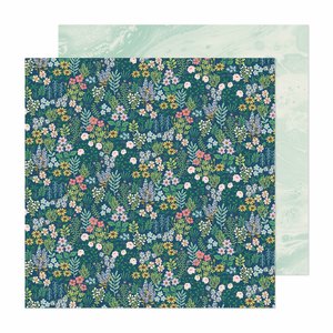 Papel 12x12&quot; Woodland Grove Fragrant Fields