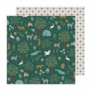 Papel 12x12&quot; Woodland Grove Walk In The Woods