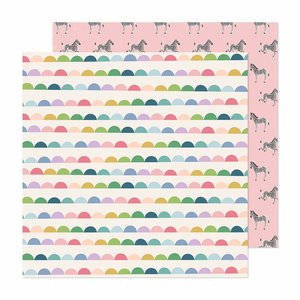 Papel 12x12&quot; Woodland Grove Fearless