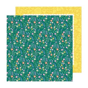 Papel 12&quot;x12&quot; Poppy and Pear by Bea Valint Floral Fantasy