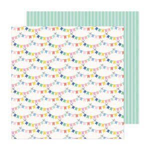 Papel 12&quot;x12&quot; Poppy and Pear by Bea Valint Color Burst