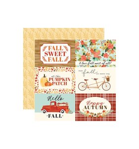 Papel 12x12" Fall Market 4x6 Journaling Cards