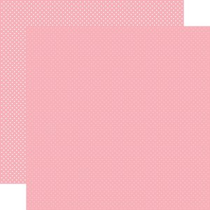 Papel 12"x12" Pink Dots