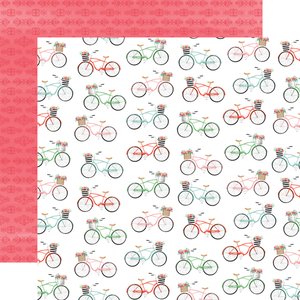 Papel 12x12" Summer Market Bikes