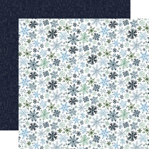 Papel 12x12" Winter Market Let it Snow