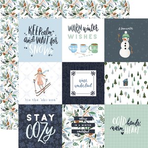 Papel 12x12" Winter Market 4x4 Journaling Cards