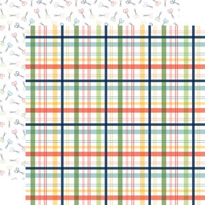 Papel 12x12" Carta Bella Craft & Create Makers Plaid