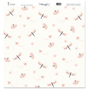 Vellum 12"x12" Lucky Bugs Cocoloko Picnic OUTLET