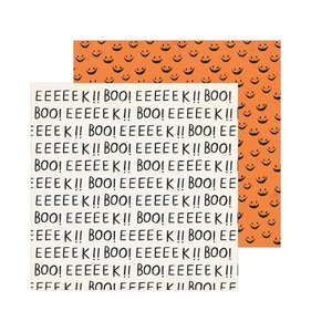 Papel 12"x12" Hey Pumpkin Boo