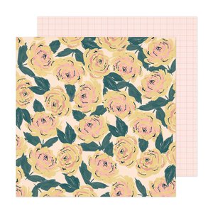 Papel 12x12" Fresh Bouquet Blooming