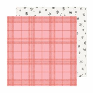 Papel 12"x12" Mittens and Mistletoe de Crate Paper Stay Cozy