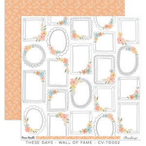 Papel 12"x12" Cocoa Vanilla These Days Wall of fame