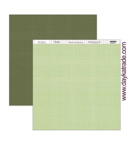 Papel 12x12" Texturas verdes