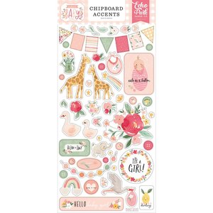 Chipboard 6x12" Echo Park Welcome Baby Girl