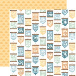 Papel 12x12" Our Baby Boy Sweet Signs