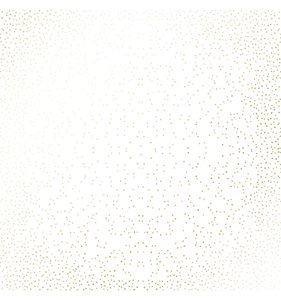 Papel Emboss Gold Foil Mini Drops White