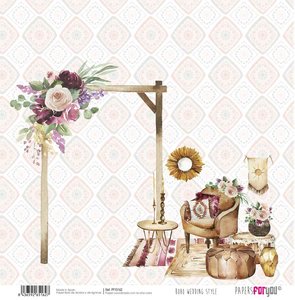 Papel 12x12" Papers For You Boho Wedding Style 3