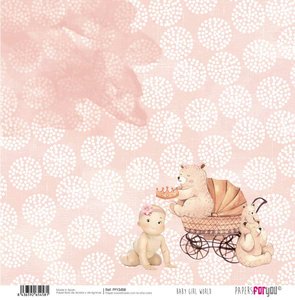Papel 12x12" Papers For You Baby Girl World 8