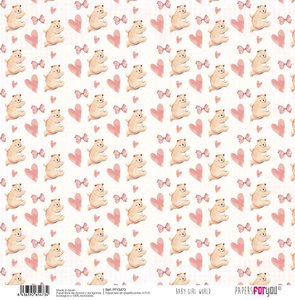 Papel tela 12x12" Papers For You Baby Girl World 1