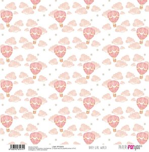 Papel tela 12x12" Papers For You Baby Girl World 2