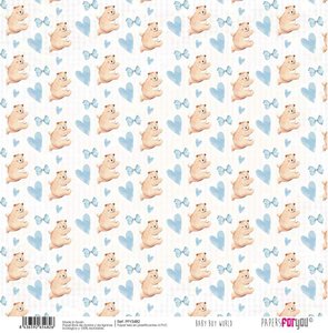 Papel tela 12x12" Papers For You Baby Boy World 1