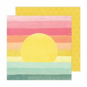 Papel 12x12" Sun Chaser de Heidi Swapp Sunset Skies