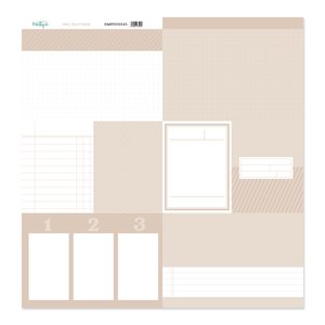 Papel 12&quot;x12&quot; de tarjetas para recortar ARENA de Mintopía