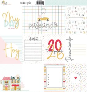Papel Tarjetas My day en la city de Mintopía