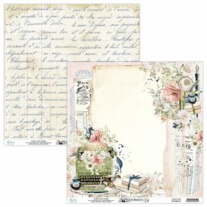 Papel 12x12" Mintay Col. Written Memories 01