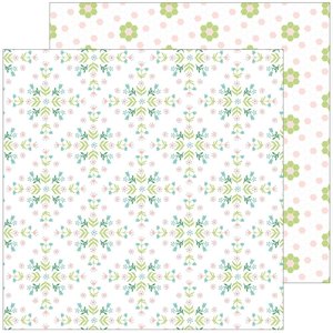 Papel 12x12" Happy Blooms de PinkFresh Together