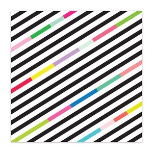 Papel 8x8" Color Me Happy Zany Zebra