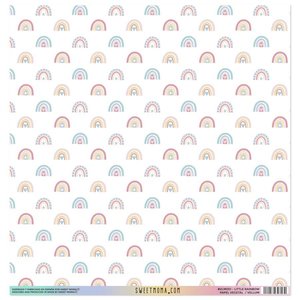 Vellum 12"x12" Little rainbow