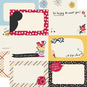 Papel 12x12" Say Cheese Main Street Autograph Cards