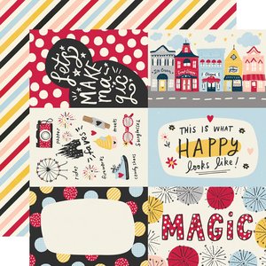 Papel 12x12" Say Cheese Main Street 4x6 Elements