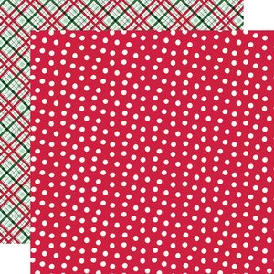 Papel 12"x12" Holly Days The Merriest