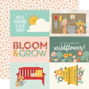 Papel 12x12" Full Bloom Simple Stories 4"X6" Elements